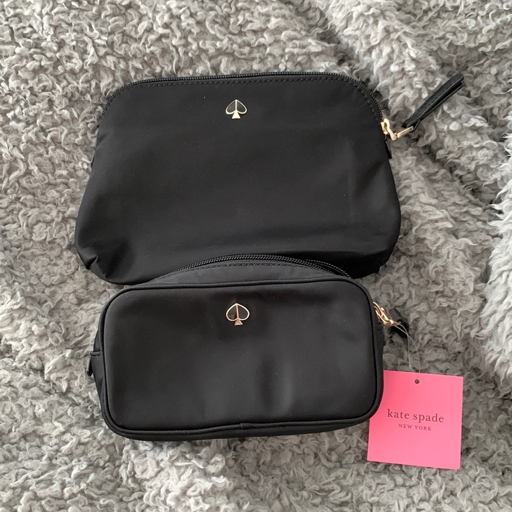 Kate Spade Double Cosmetic Case NWT